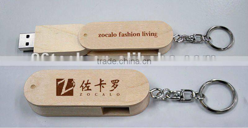New design hotsale Wooden USB flash drive for promotional gift