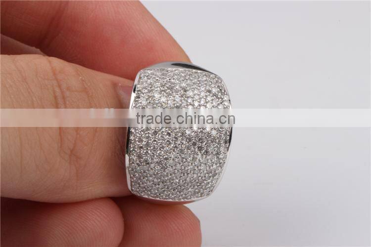 Custom Design Accepting Silver Love Ring four finger ring