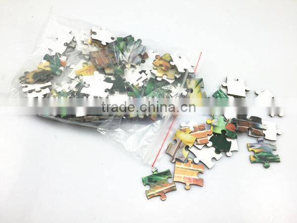educational toys custom kids playing printing paper jigsaw puzzle die