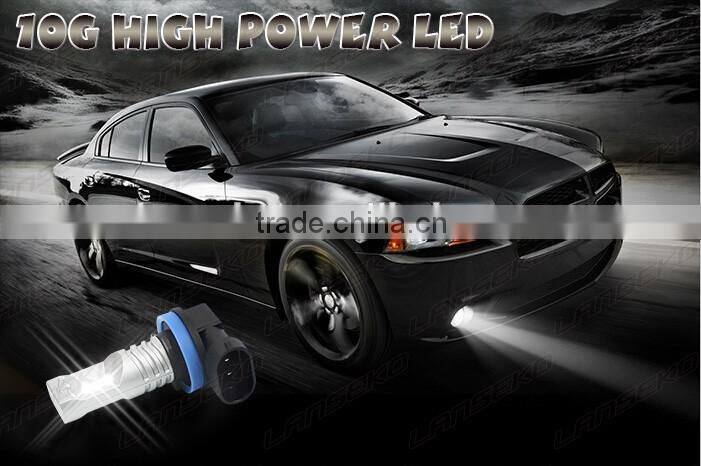 LANSEKO brand LED fog Lights for Auto Headlight 1156/T20/1157/3156/3157/H11/7440/7443 car led bulb