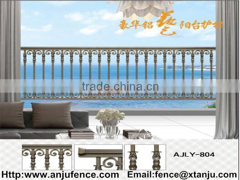 YT008 Fashion style decoration steel balcony grill designs