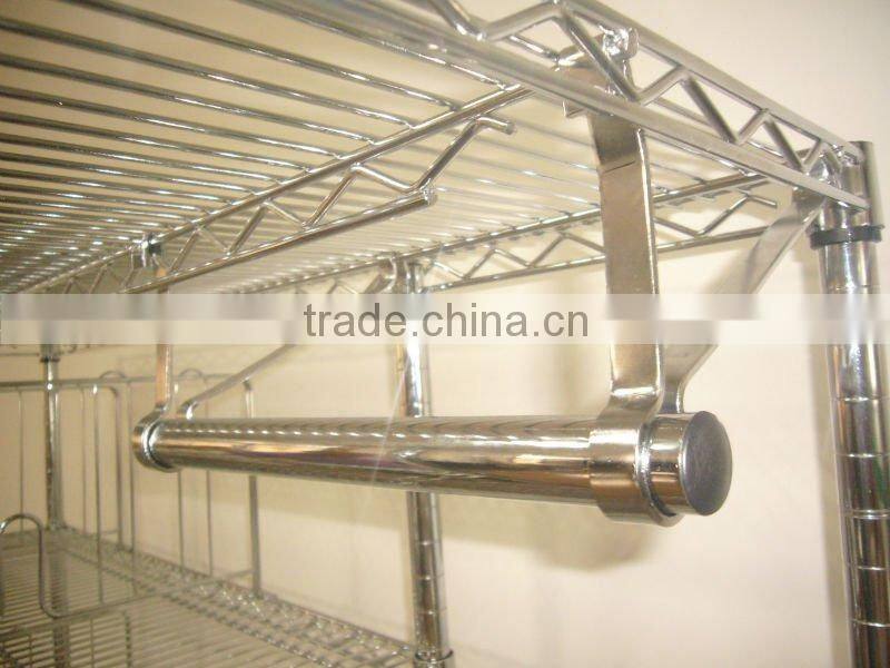 Chrome wire garment rack,wire clothing rack