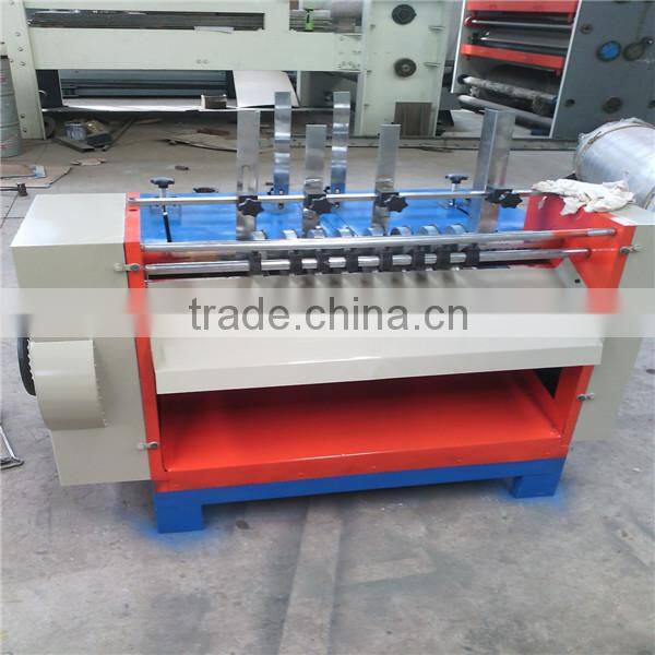 Corrugated box partition slotter/box making machinery