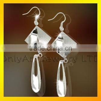 Last cute girls fashion jewelry earrings sterling silver 925 stud earrings