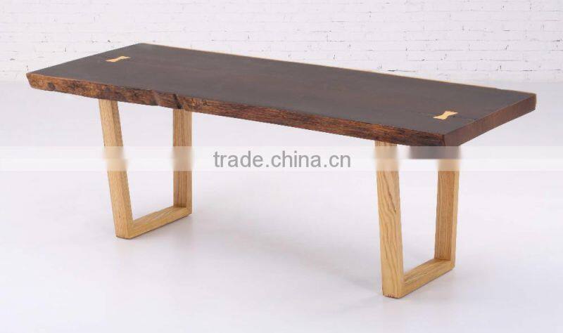 Antique natural root wood out door furniture I shape classic coffee table