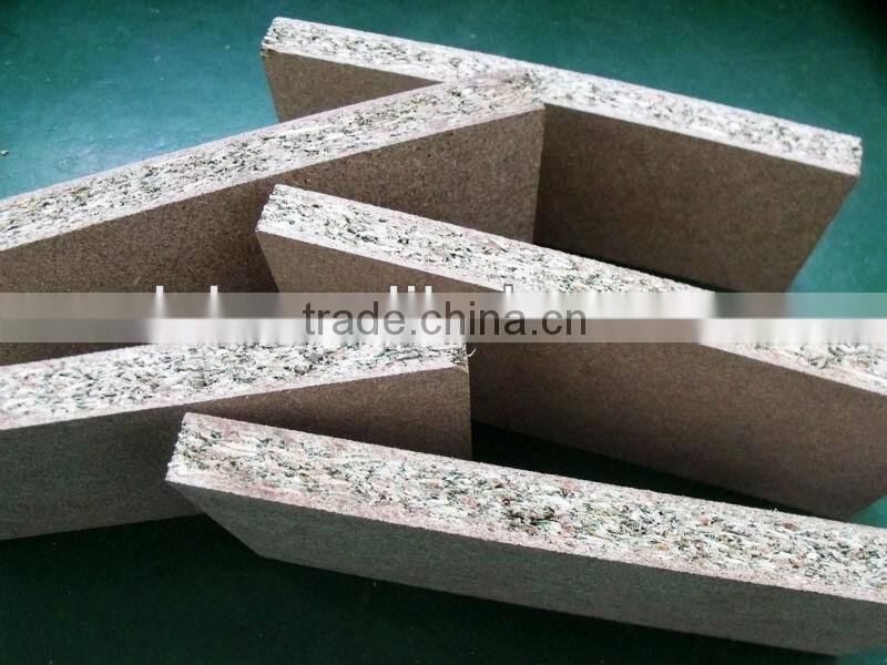 15.5mm E1 grade plain chipboard for furniture(WBP gule)