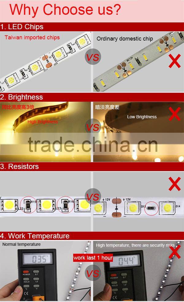 Hot selling waterproof IP68 240leds/m smd 3014 led strip
