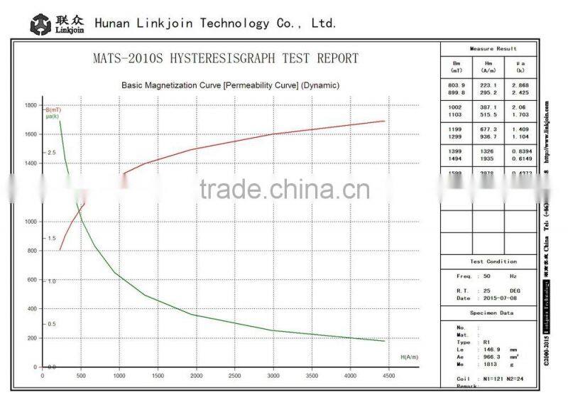 LINKJOIN MATS-2010M Silicon steel AC Hysteresisgraph Test system AC soft magnetic material dynamic hysteresisgraph system CE