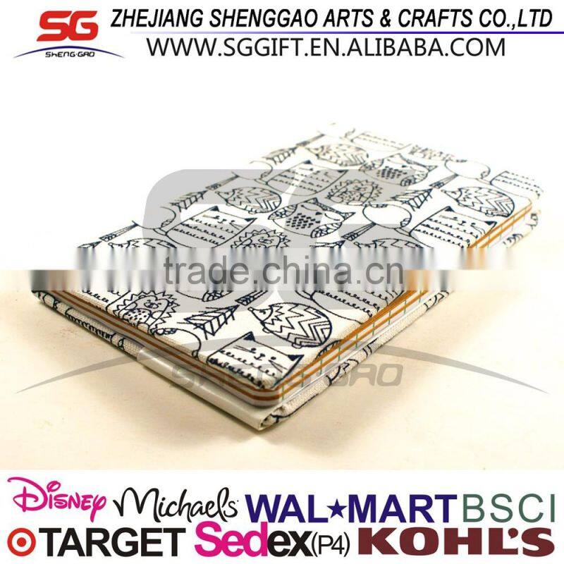 eco-friendly felt hardcover custom design notebook