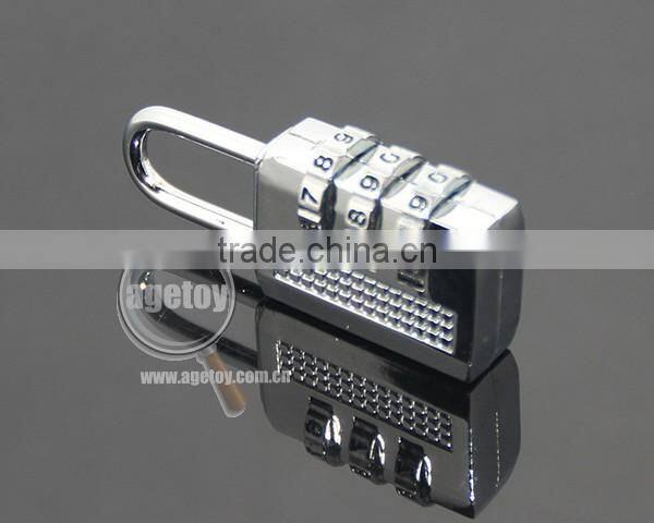 New Travel 3 Digit Code Safe Combination Zinc Alloy Metal Padlock Suitcase Travel Luggage Password Digital Lock