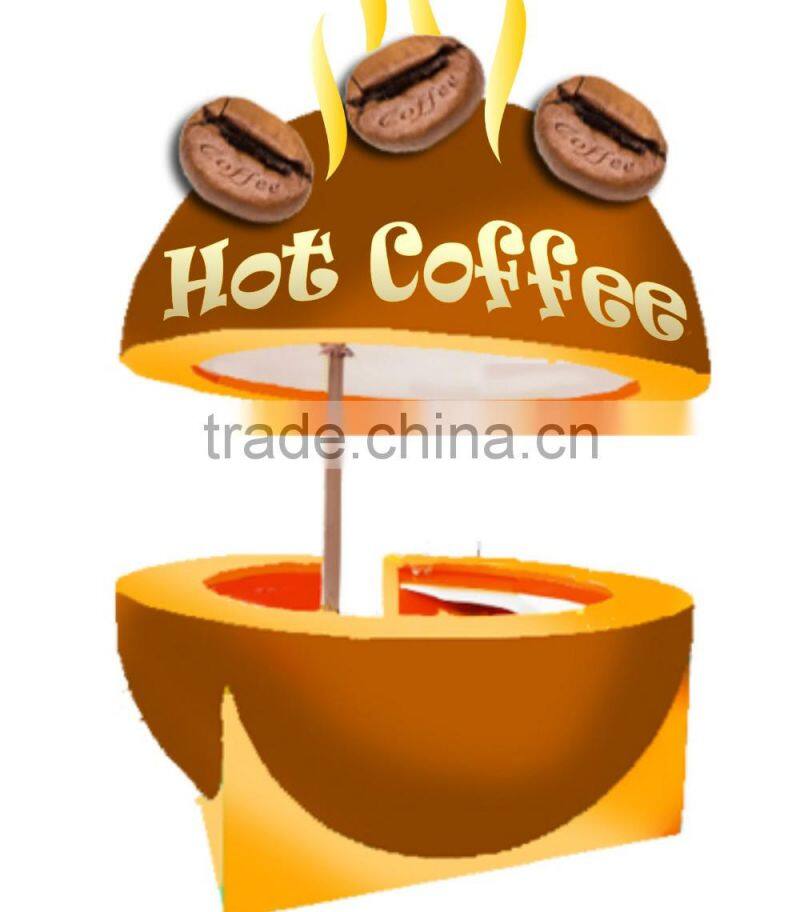 Optional Orange or Watermelon Image Outdoor Juice Kiosk for Sale