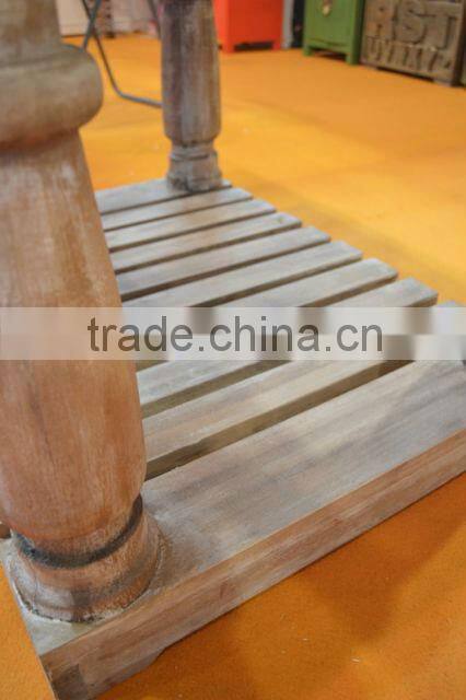 White Chinese wooden antique furniture tea table