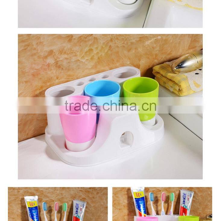 N167 Factory price automatic toothpaste dispenser & toothbrush holder,accept sample