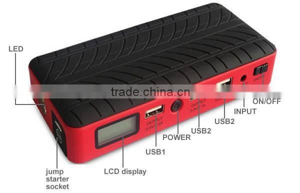 tire appearance portable car battery jump starter portable battery jump starter