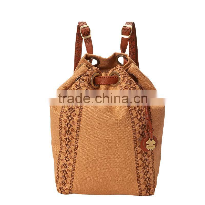 Girls soft drawstring bags teens shopping foldable drawstring backpack bags