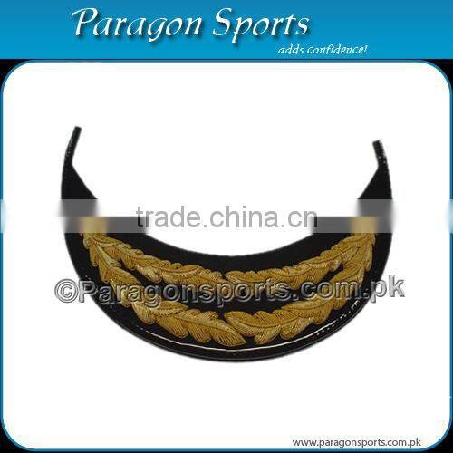 Gold Bullion Wire Handmade Double Row Peak Visor