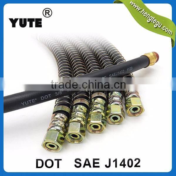 SAE J2196 YUTE 1/4 inch standard R134a refrigerant charging hose with fittings
