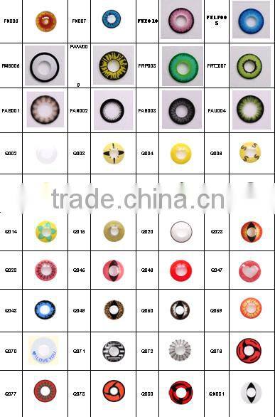 WEBW002 Beautiful eye naturally slim in color contact lenses factory direct sale