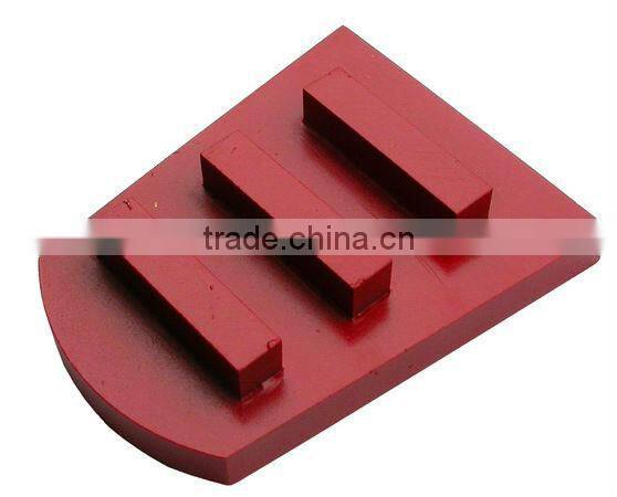 diamond wedge block for concrete/terrazzo/granite floor