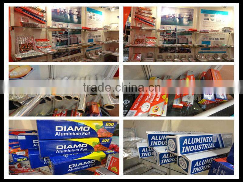 Color Box Packed 8011 Food Packing Aluminium Foil Roll For Household