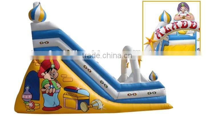 Aladdin inflatable slide,kids slide games,giant inflatable slide for sale