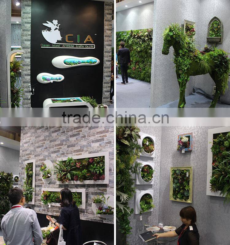 Artificial Framed Succulent Wall Art