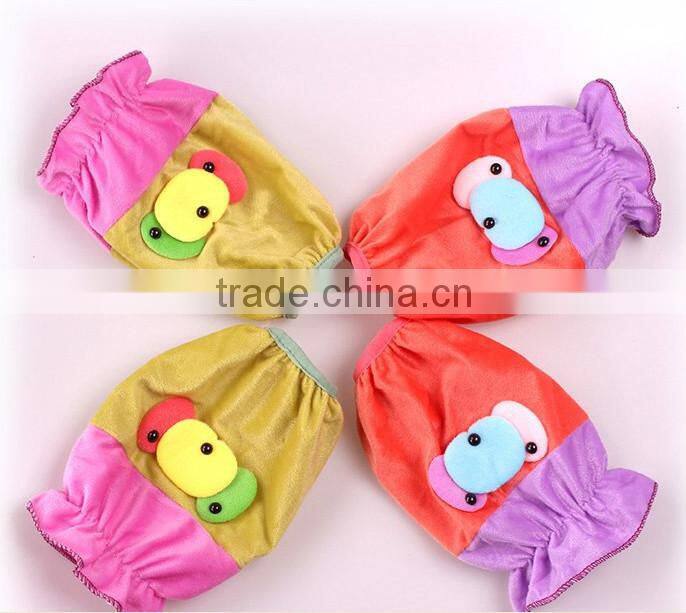 cute baby cotton oversleeve/baby animal shape oversleeve/baby waterproof oversleeve