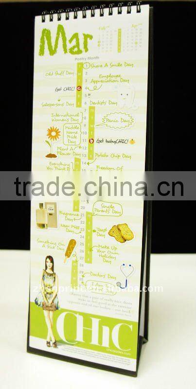 Custom Colorful printing table calendar