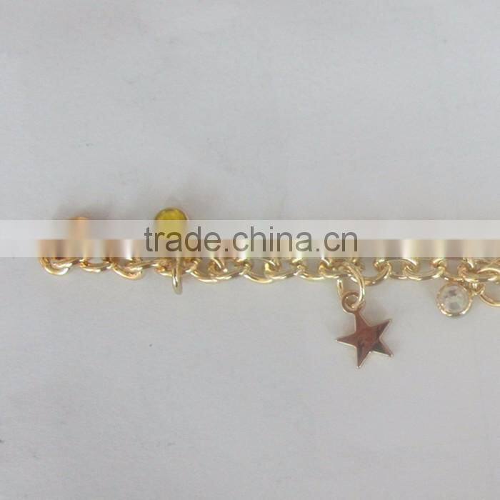 Beautiful Golden Color Star Bracelet Made In China With High Quality