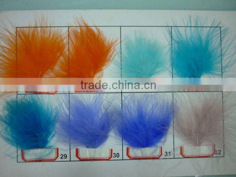 multi colored dance costume marabou feather fan LZJXM00865