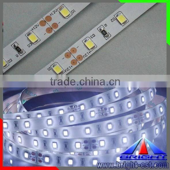 DC12/24v smd 2835 14.4w/m led strip light 60leds IP20 IP65 with CE ROHS