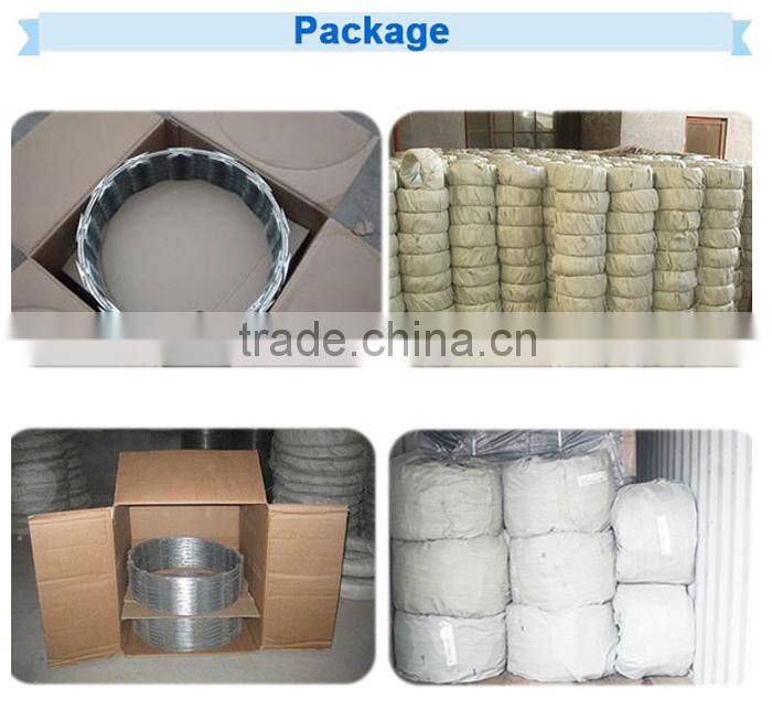 Manufacturer direct sale best quality stainless razor wire mesh