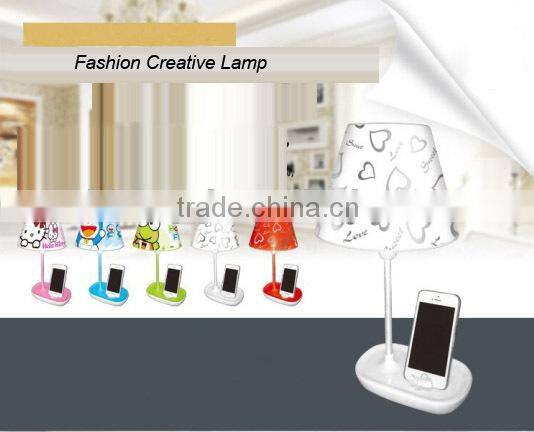 Fashion Creative Lamp with shiny phone holder