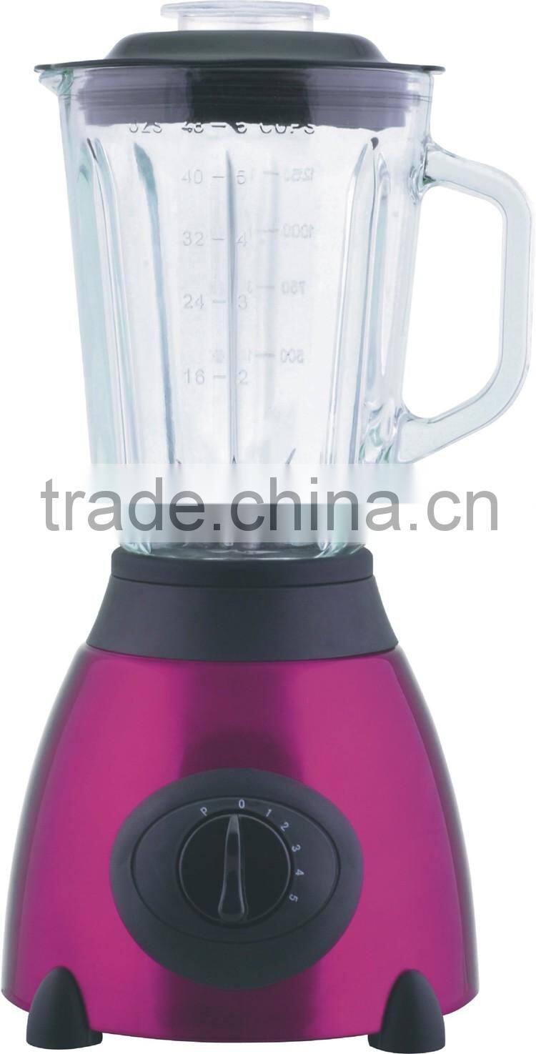 Hot sell delicate multi-color 1.5 litre mixer blender