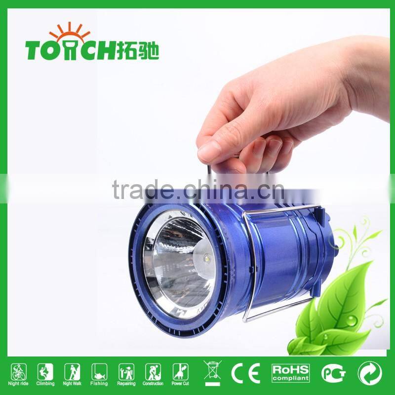 LED Solar Power Camping Lantern for Camping and Emergency