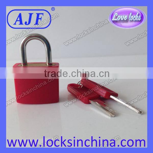 2015 AJF Popular Lovely Colorful Luggage Padlock