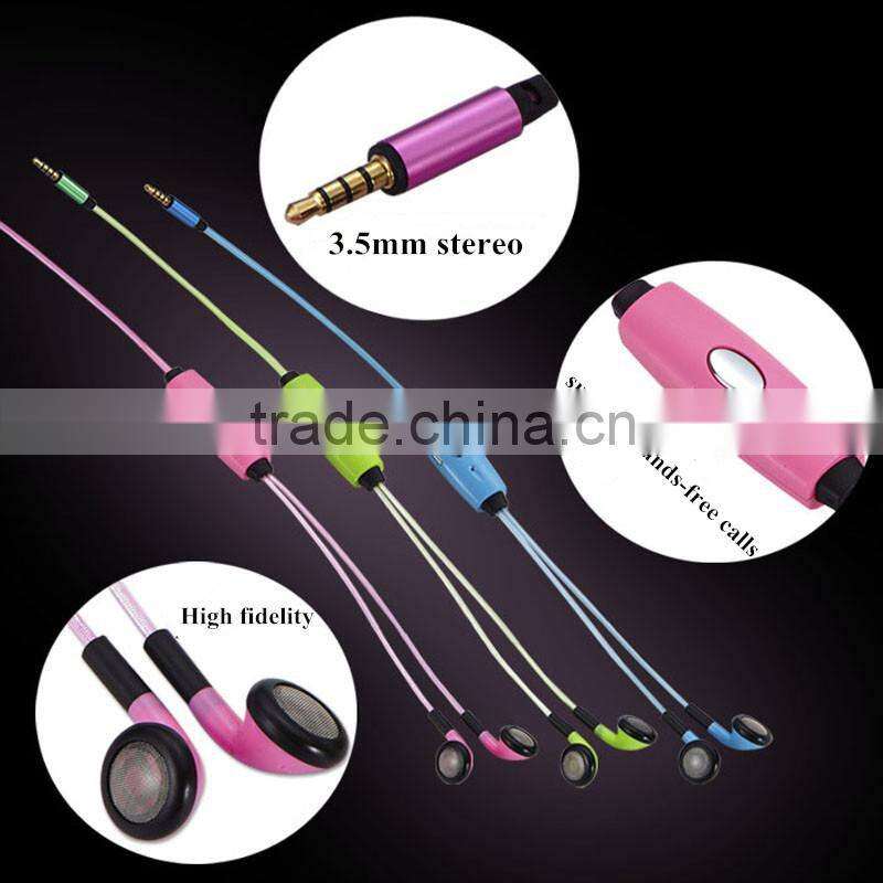 2014 newest El Luminous Earphone,take action to enjoy the music rhythm!