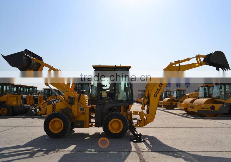 SDLG backhoe loader