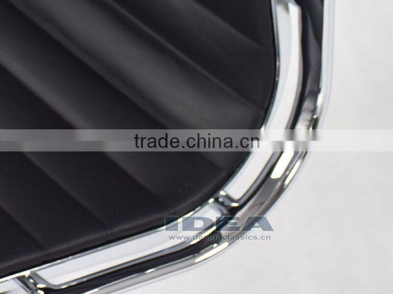 Replica EA117 Charles Office Chair - Black Color Genuine Leather