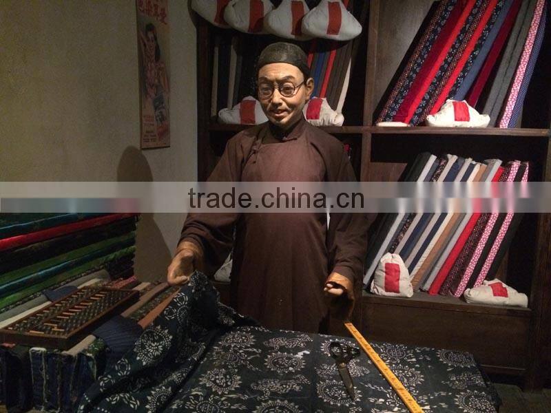 trading man lifesize wax statue for sale in theme musuem