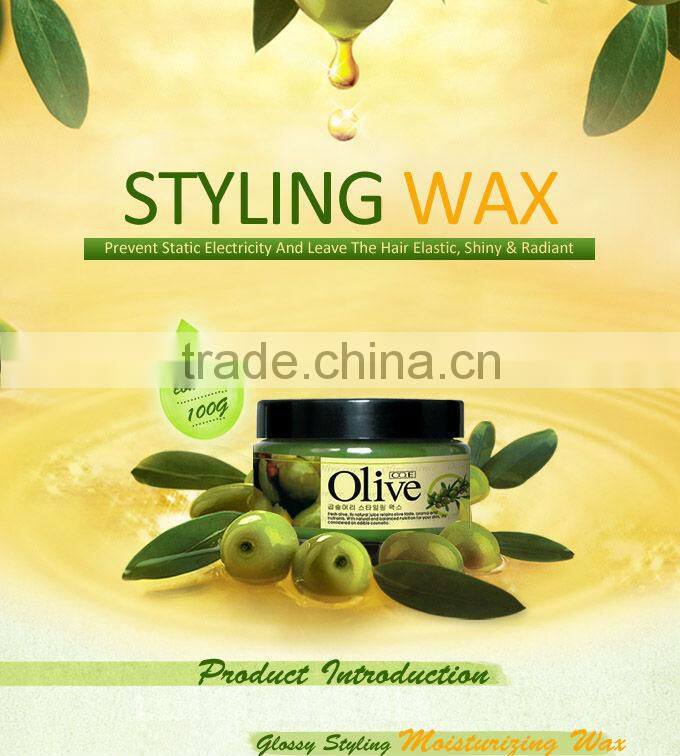 100g Olive Hair Styling Gel Wax