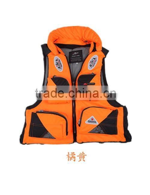 Fishing vest with removable EPE foam