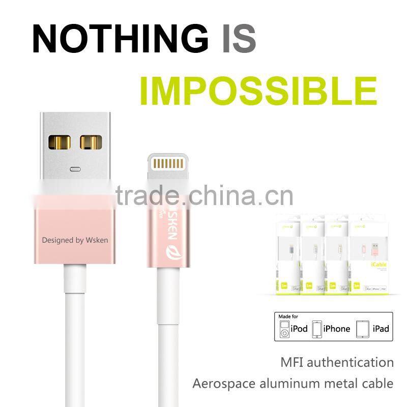 WSKEN MFI Authentication USB Cable For iPhone 6