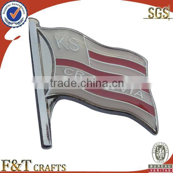 Nation Footable team badge flag pin