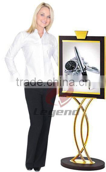 Hotel menu stand sign advertising display stand exhibition stand
