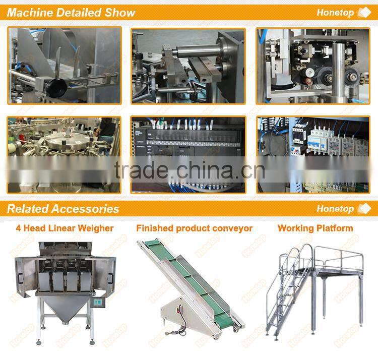 High quality professional automatic pre made bag packing machine