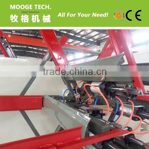 Automatic plastic pipe coiler machine