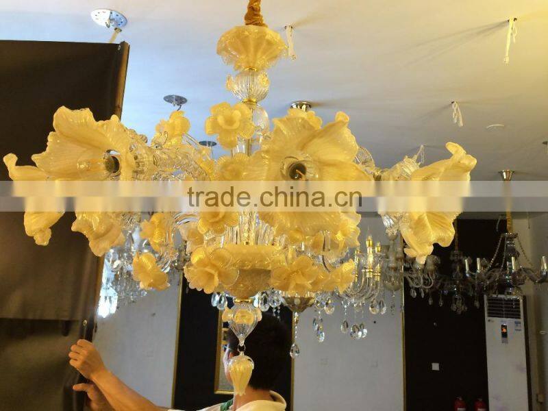 Modern chandelier lighting , crystal chandelier lamp with E27 bulb