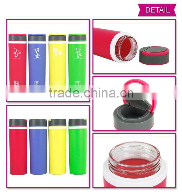 wholesale insulated manufacturer hot glass water bottle
