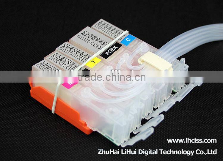 LIFEI 6 color PGI-970BK/CLI-971PK/C/M/Y/GY ciss with chip for Canon PIXMA MG7790